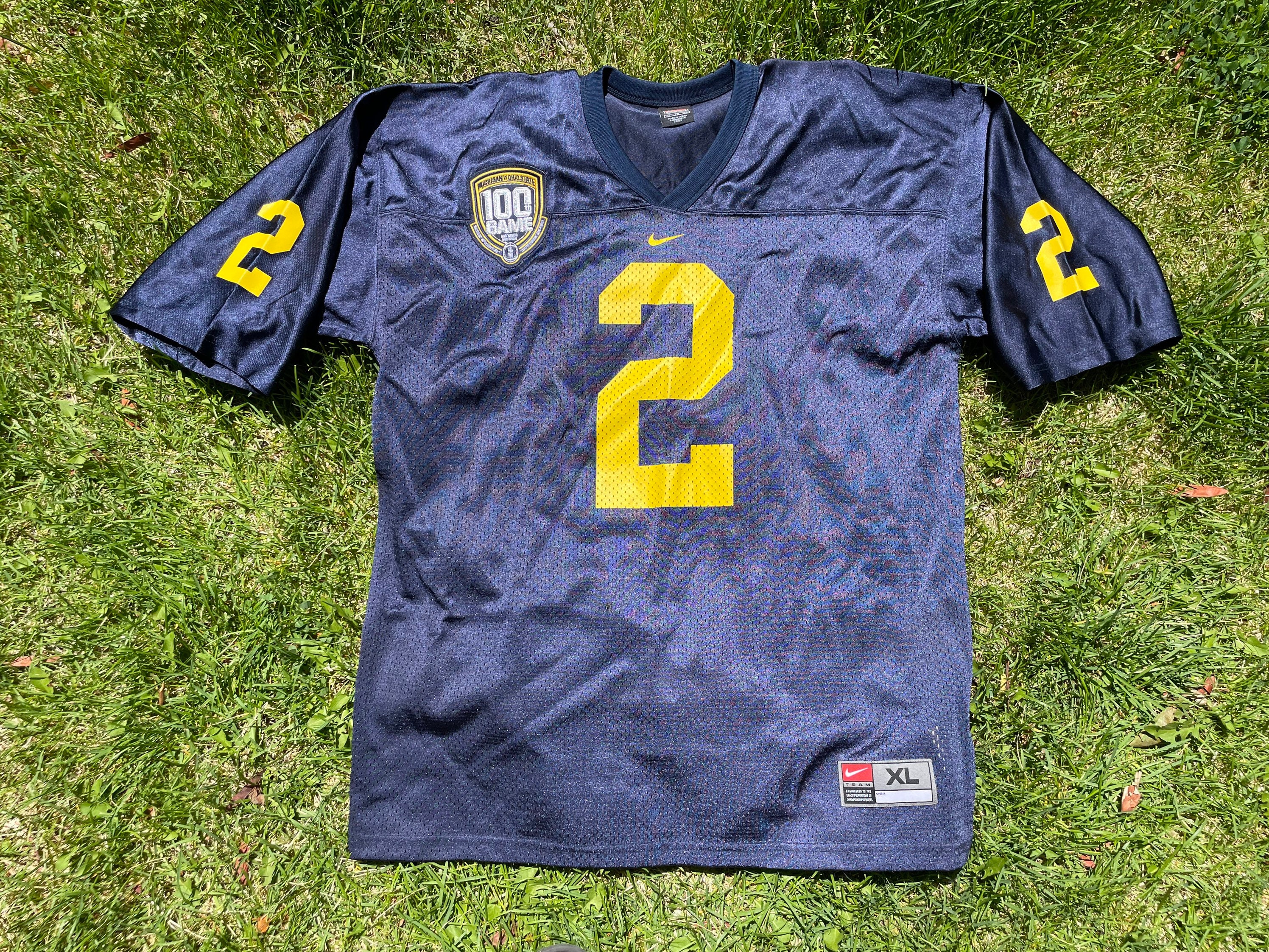 Michigan Wolverines Charles Woodson #2 Football College-NCAA Nike Jersey  SizeM