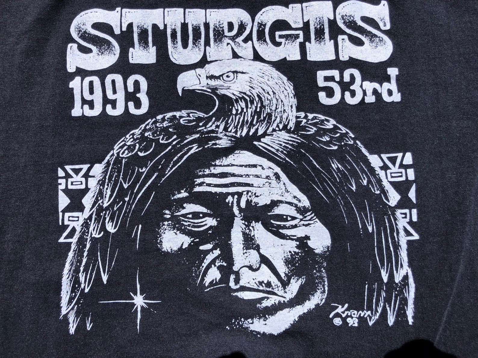 Vintage 1993 Sturgis 53rd Annual Motorcycle Rally Black Hills - Etsy