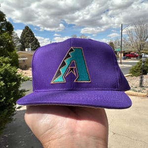 Vtg 90s MLB Arizona Diamondbacks YOUTH SnapBack Baseball Cap / NWOT