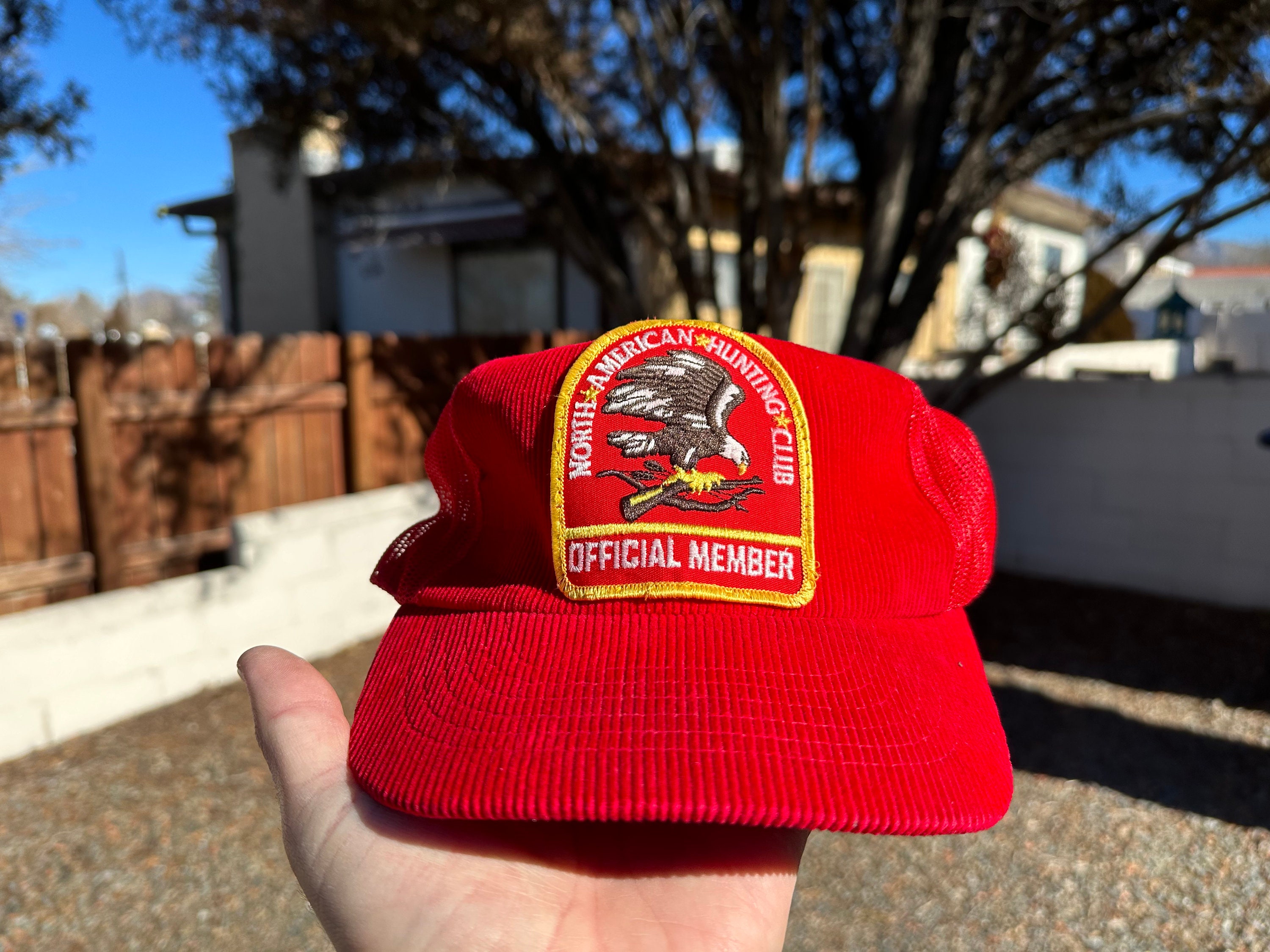 Vtg 80s North American Hunting Club Official Members Corduroy