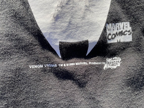 Vtg 1993 Marvel Venom Printed Single Stitch T-Shi… - image 3