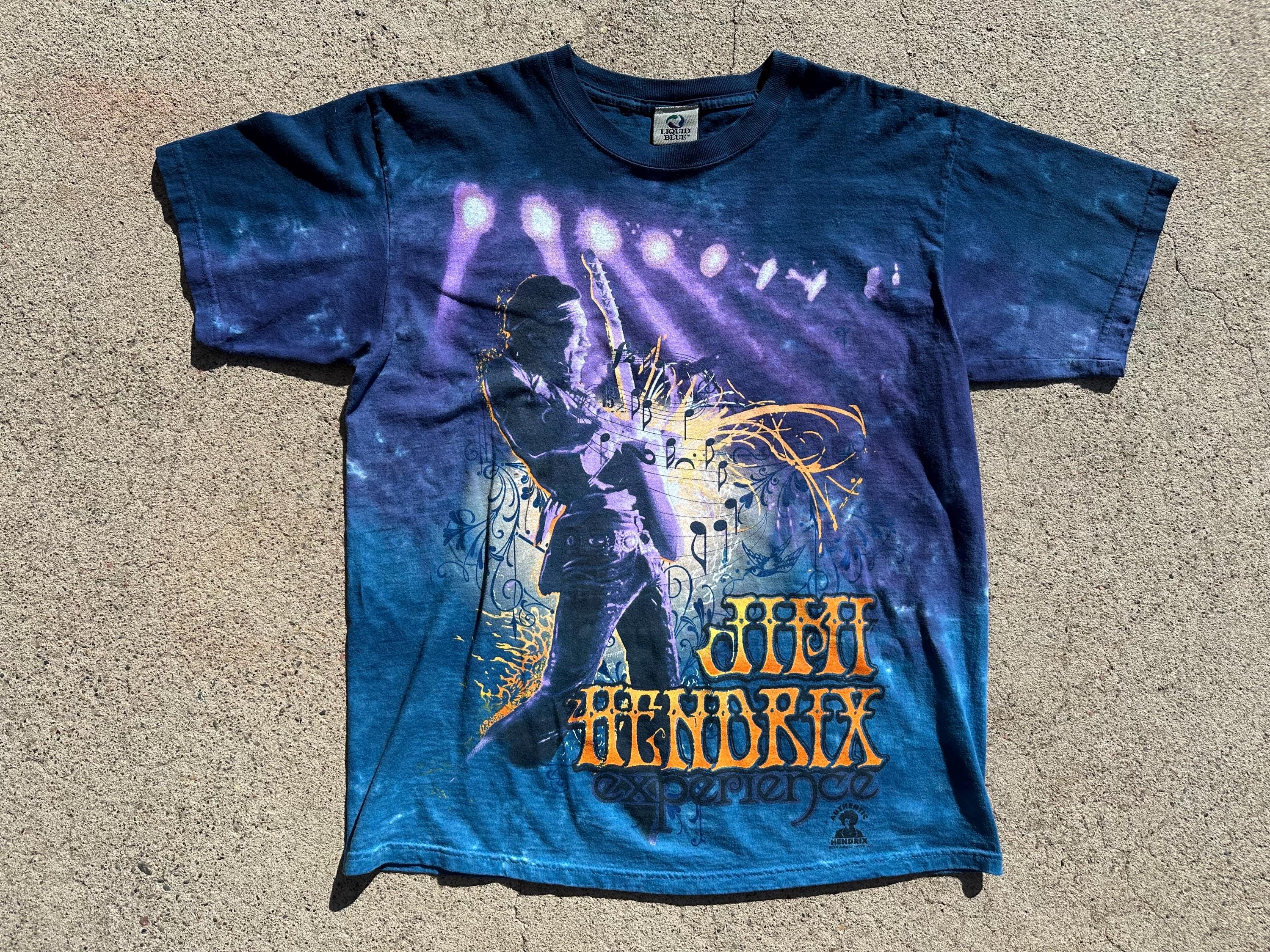 2006 Liquid Blue Jimi Hendrix Tie Dye All Over Print T-shirt - Etsy