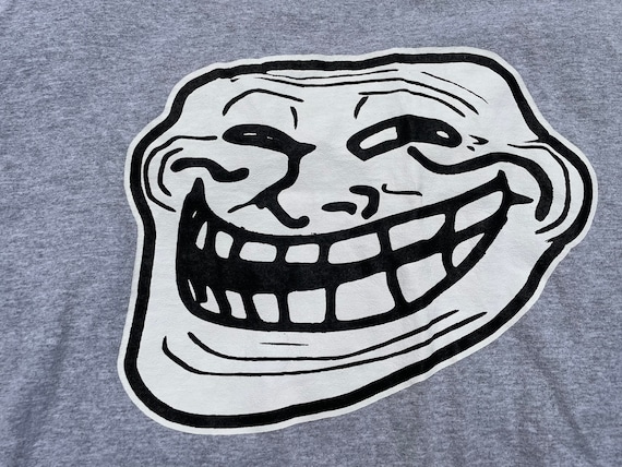 Troll Face Original Meme Smile Mad Men's Graphic T Shirt Tees