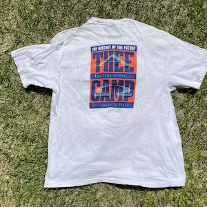 Vtg 90s Greek Life Rush Week Single Stitch Printed T-Shirt