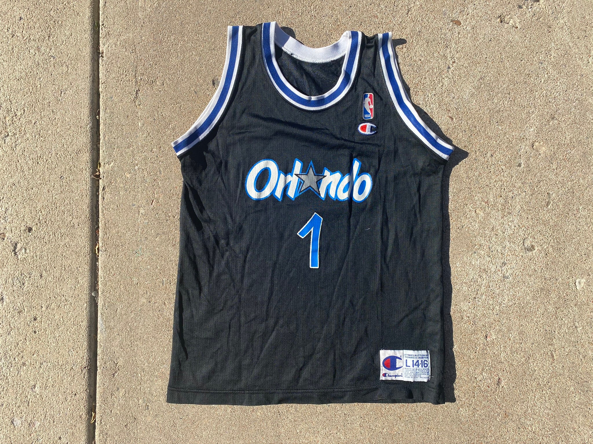 90s USA製 チャンピオン オーランドマジック HARDAWAY ユニホーム 90s USA製 チャンピオン オーランドマジック HARDAWAY