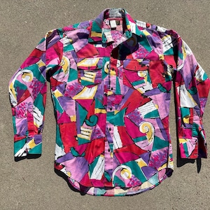Vtg 90s Western Classics by Guy Garrett 90s Graphic Button Down