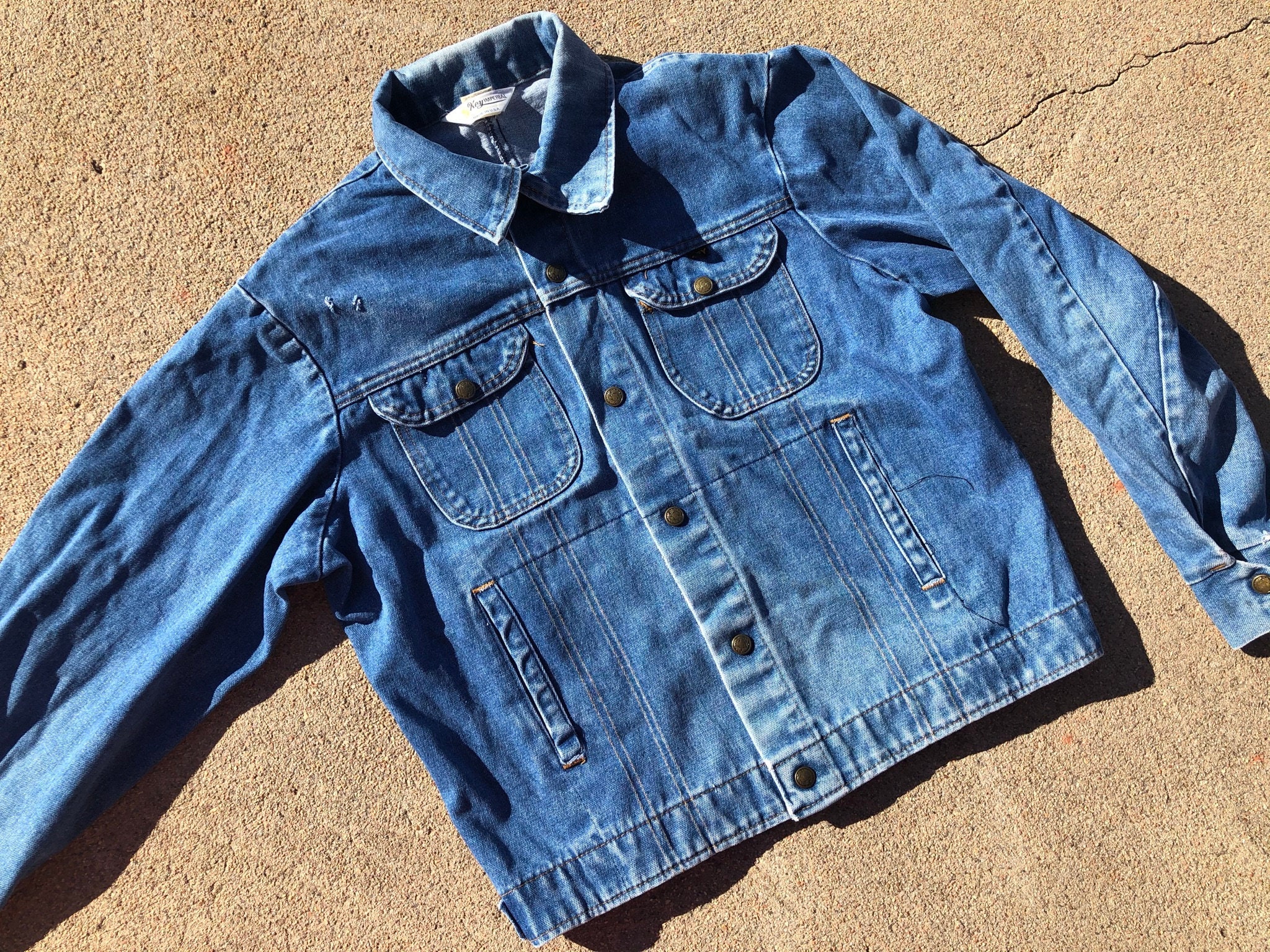 Ameri VINTAGE - AMERI DENIM NAPOLEON LIKE JACKET 美品 Ameri Vintage DENIM NAPOLEON LIKE JACKET