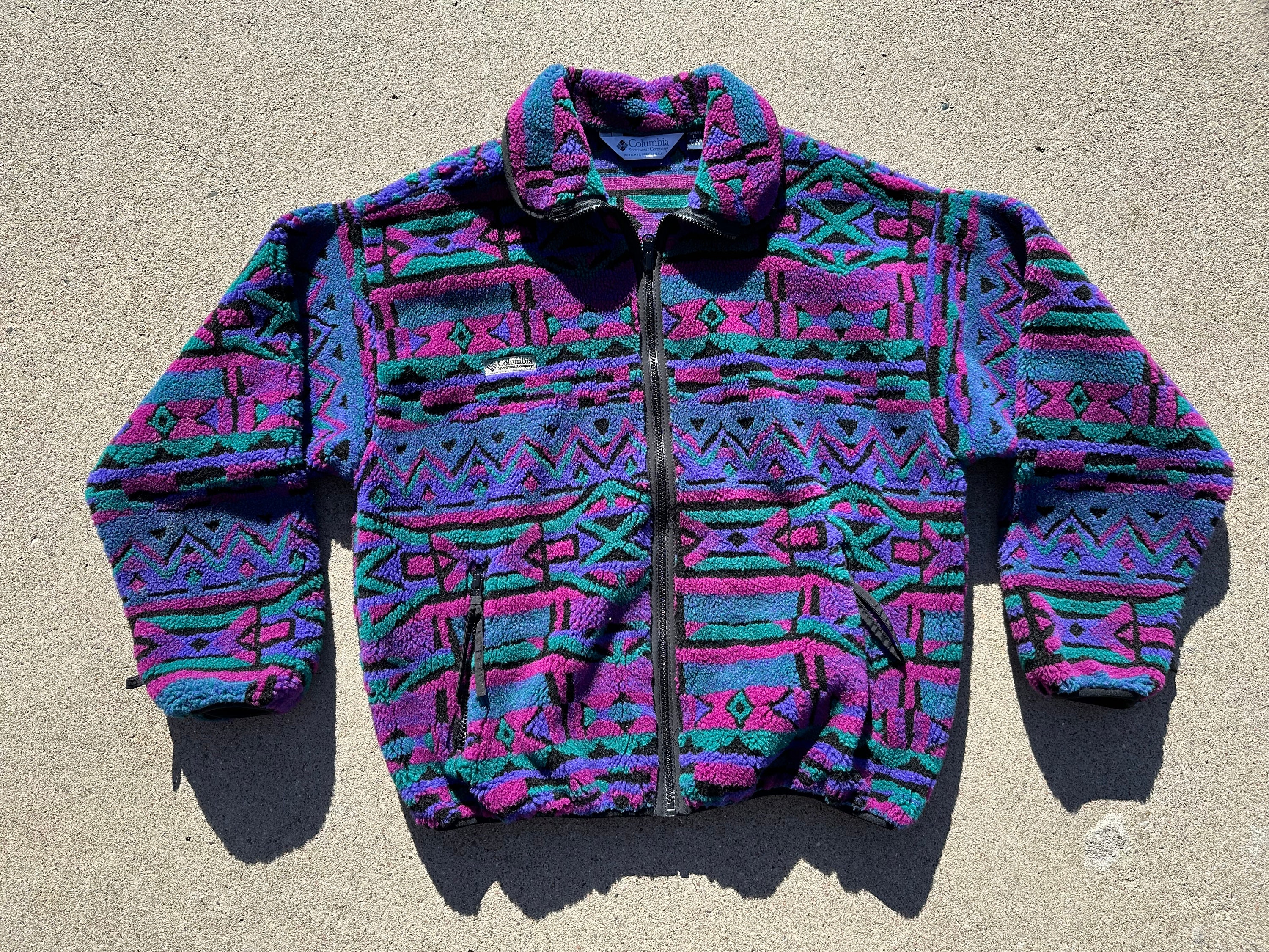 Columbia aztec shop fleece