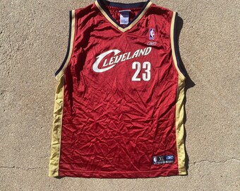 Adidas Lebron James #23 Cleveland Cavaliers Cavs Jersey Youth Size Small  Blue