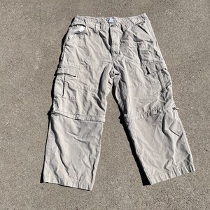 Vtg 90s Utility Transition Cargo Pant / Shorts Size 36 x 30