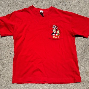 Vtg 1997 Warner Brothers Sylvester & Tweety Maui Hawaii Stitched Design Pockey T-Shirt / Youth M
