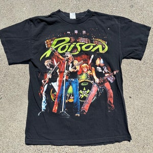Y2K Poison Concert Tour Front and Back Printed T-Shirt