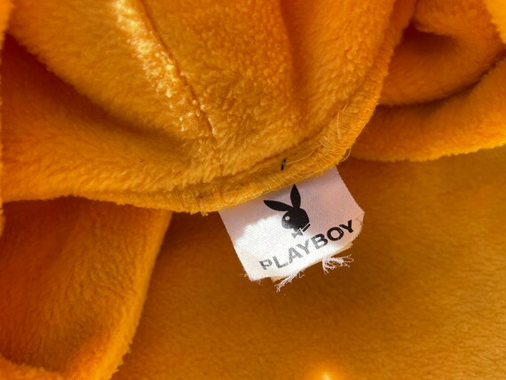 Vtg 90s Playboy Magazine Fleece Pullover Hoodie w… - image 6