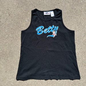 Y2K 2005 Betty Boop Printed Tank Top