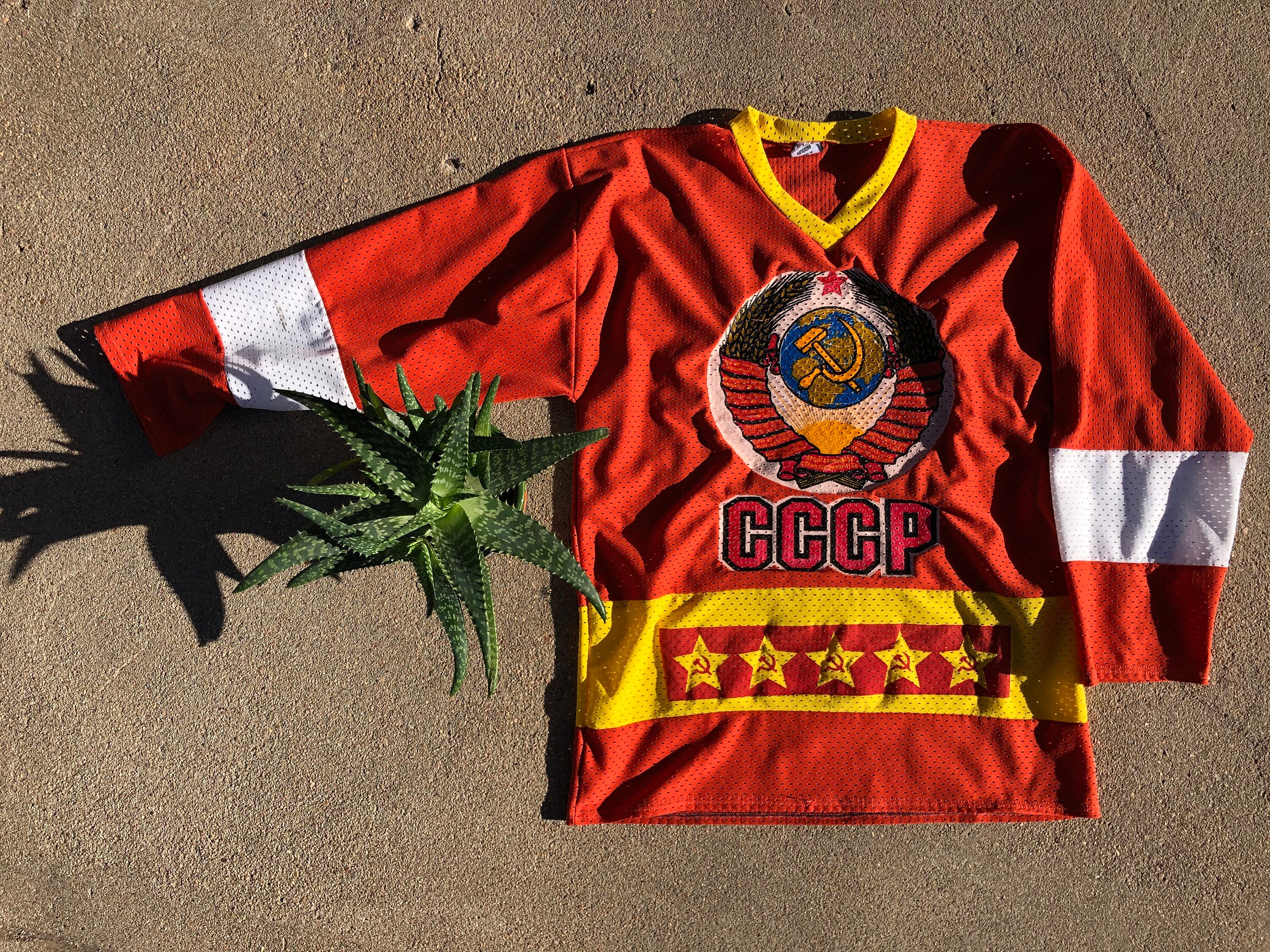 Soviet union cheap hockey jersey