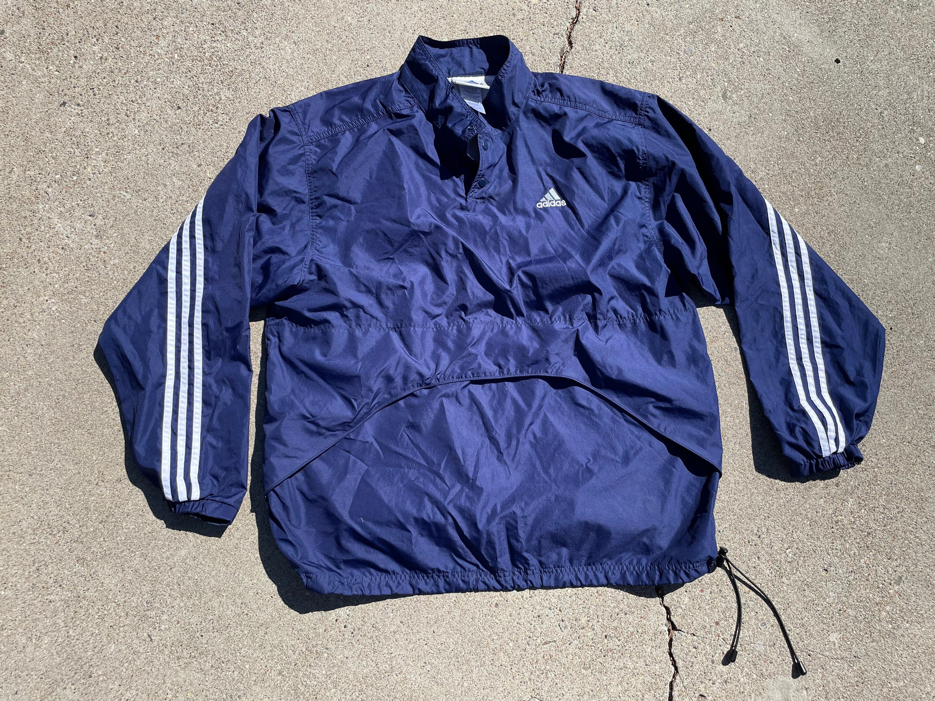 Adidas Button Jacket - Etsy