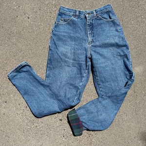 Vtg 90s L.L. Bean Flannel Lined Denim Jeans