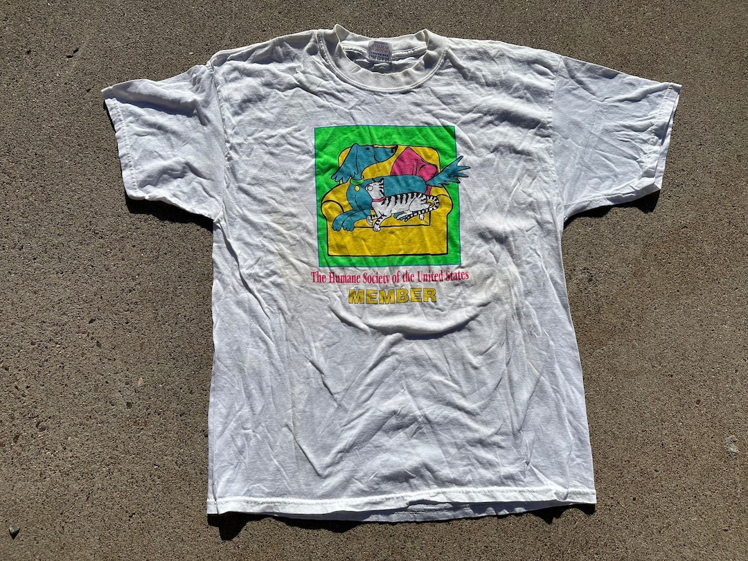 Vtg 90s the Humane Society of the United States Member Printed
