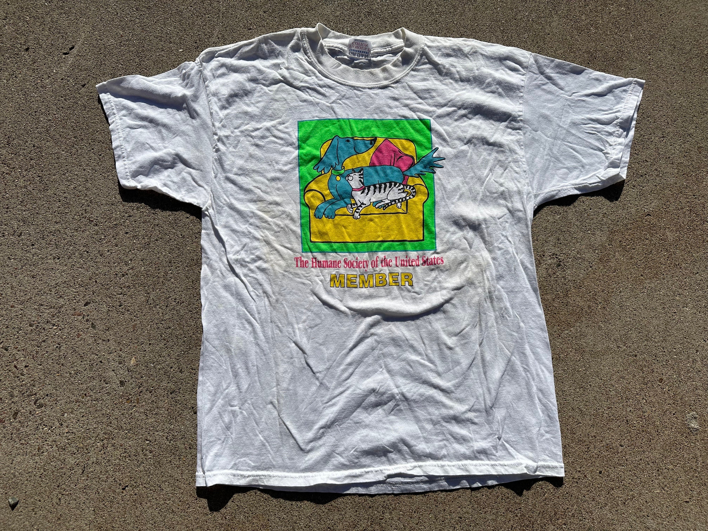 Vtg 90s the Humane Society of the United States Member Printed