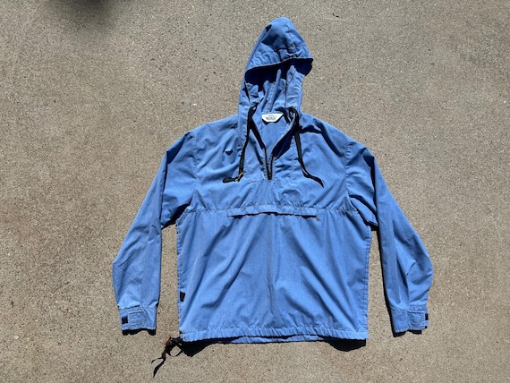 Vtg 80s Woolrich Anorak 1/4 Zip Pullover Hoodie Jacket - Etsy