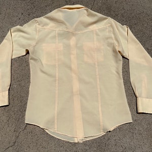 Vtg 70s-80s Kennington Long Sleeve Shear Button Down Shirt image 5