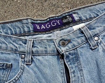 90年 usa製 levi’s silver tab baggy 34 X 34 / 1990s Levi's Silver Tab Lean Light Wash Baggy