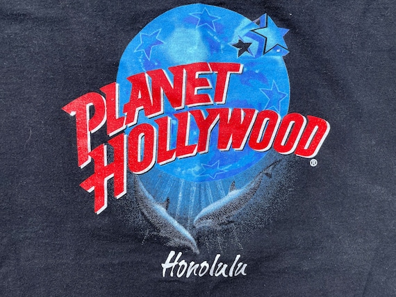 Vtg 90s Planet Hollywood Honolulu Single Stitch P… - image 2