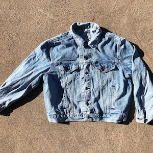 Vintage 90s Levi Strauss Faded Denim Jacket