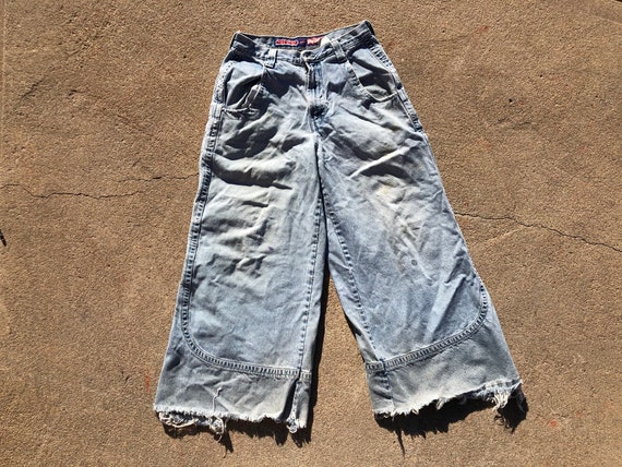 Vtg 90s JNCO Kangaroo Faded Demin Jeans