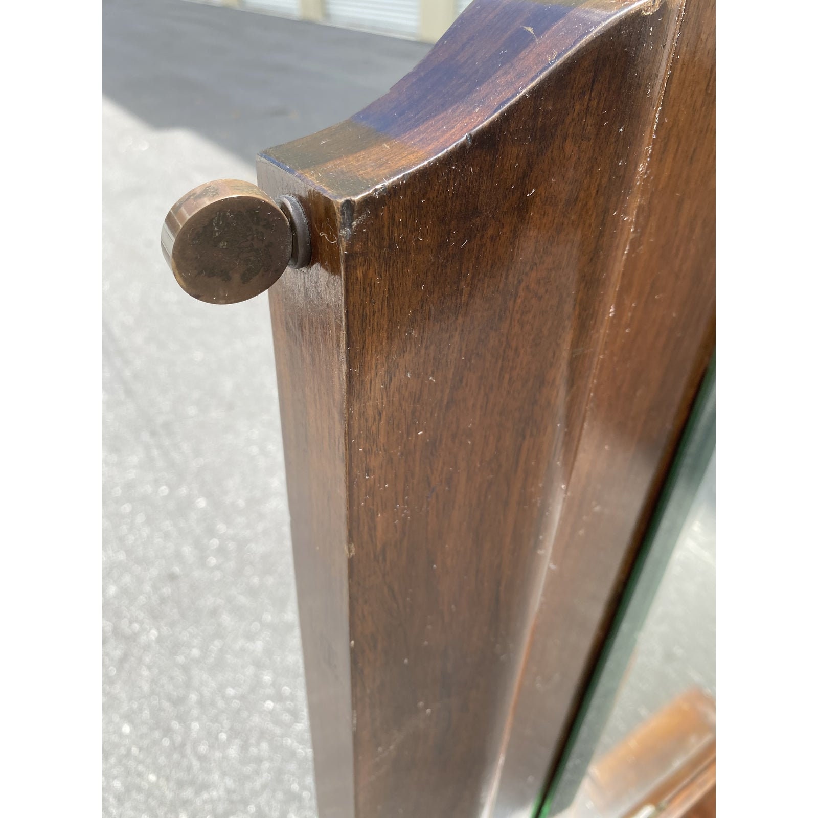 Espejo antiguo de cuerpo entero distinto con un soporte de | Etsy