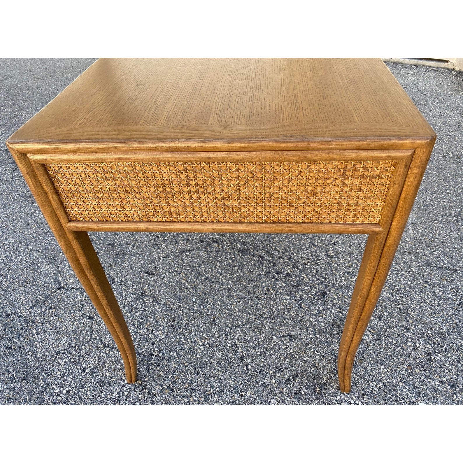 1970s McGuire Furniture Rattan and Caned Desk & Chair Etsy