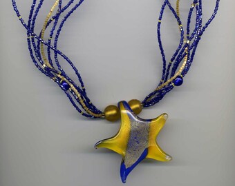 Sea Star Necklace, Starfish Necklace Sea Star Jewelry, Starfish Jewelry, Ocean Inspired, Ocean Necklace, Ocean Jewelry, Sea Necklace