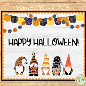 Happy Halloween Bulletin Board Kit or Door Decoration Digital Download