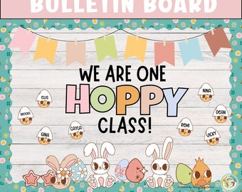 April bulletin board | peeps Bulletin Board | easter bulletin board | easy bulletin board | seasonal bulletin board kit