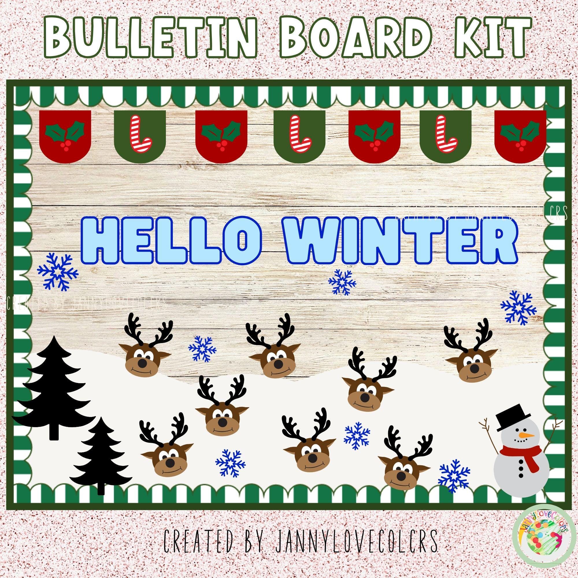 Oh Deer! Winter is Here | Bulletin Board Set | Classroom Decor - Etsy