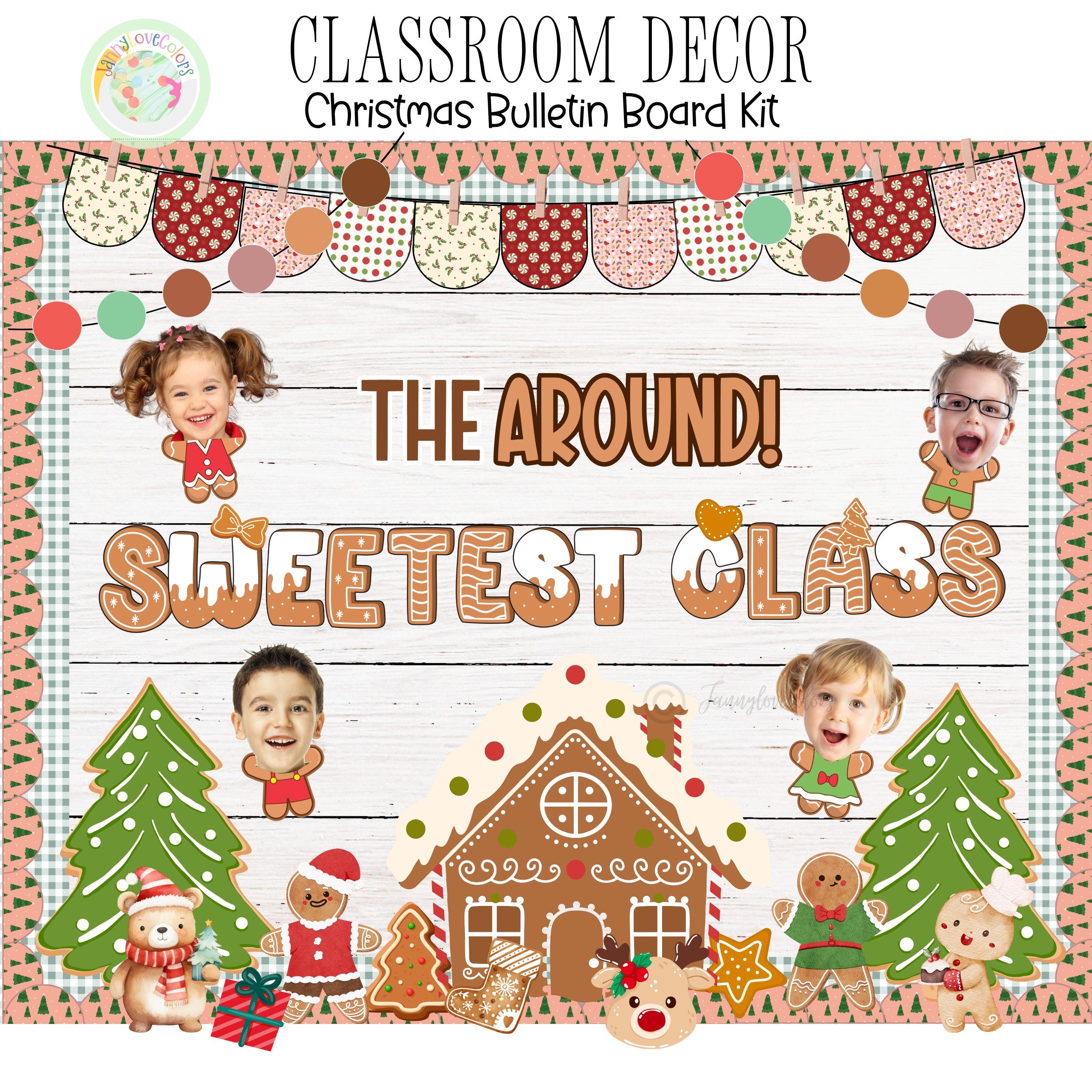 Smart Cookies Christmas Bulletin Board | Gingerbread Classroom Decor ...