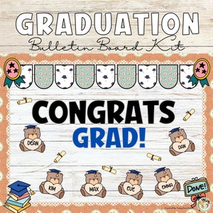 Graduation Bulletin Board kit | Kindergarten PreK Preschool
