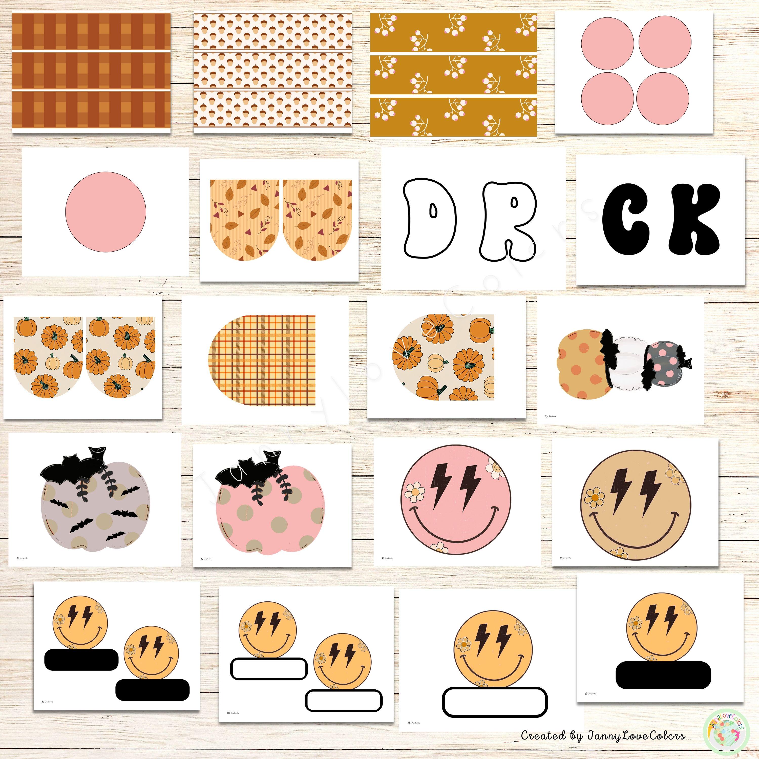 Retro Fall Bulletin Board Kit: Classroom Decor (digital Download) - Etsy