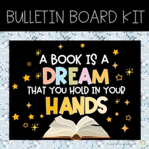 Reading Bulletin Board | Welcome Back to School | Books Bulletin Board | reading door decor