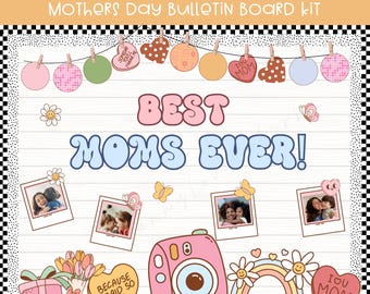 Mother Day Bulletin Board | Mummy Bulletin Board | Mama Bulletin Board | Seasonal Bulletin Board Kit | March Bulletin Board | Editable