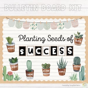 Plant Seeds of Kindness bulletin board kit Classroom Decor Door Decor