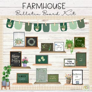 Bulletinboardkit voor groeimindset: bewerkbaar klasdecor (digitale download)