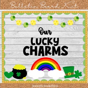 St. Patrick&#39;s Day | March Bulletin Board Set | St. Patrick&#39;s Day Door Decor | Classroom Decor