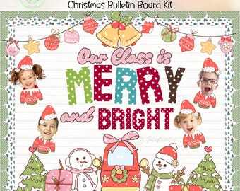 Christmas Classroom Bulletin Board Kit | Holiday Classroom Decor (Digital Download)