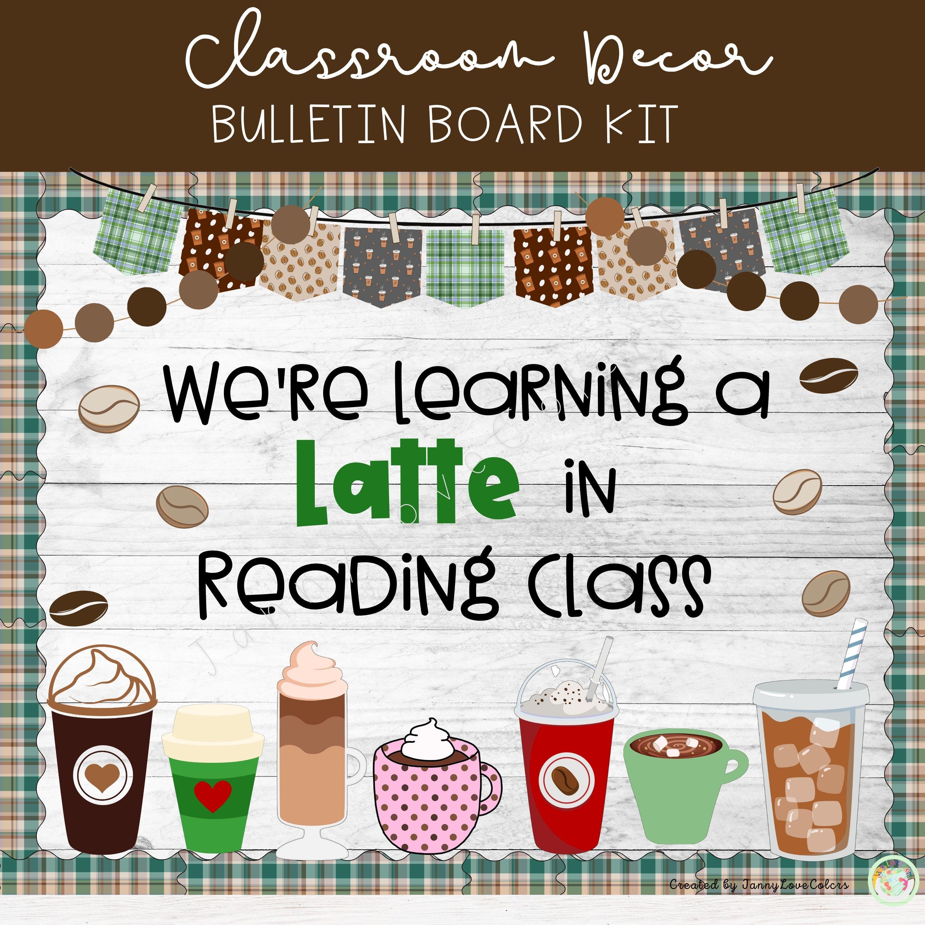 Kaffeeliebhaber Klassenzimmer | Bullet Journal | Valentines - Februar Pinnwand