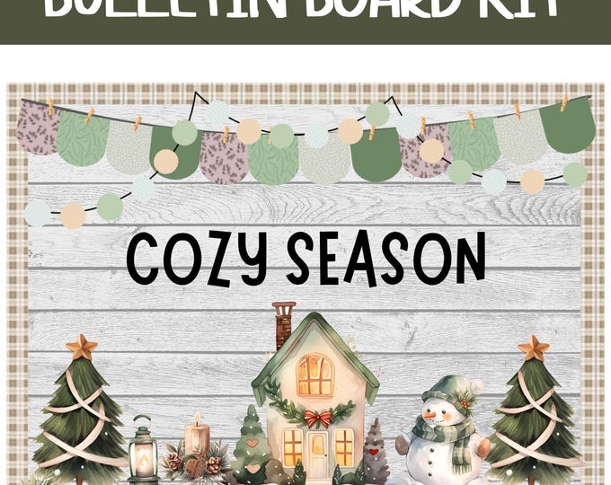 Christmas Bulletin Board Kit | Classroom Decor | Retro - Etsy Canada