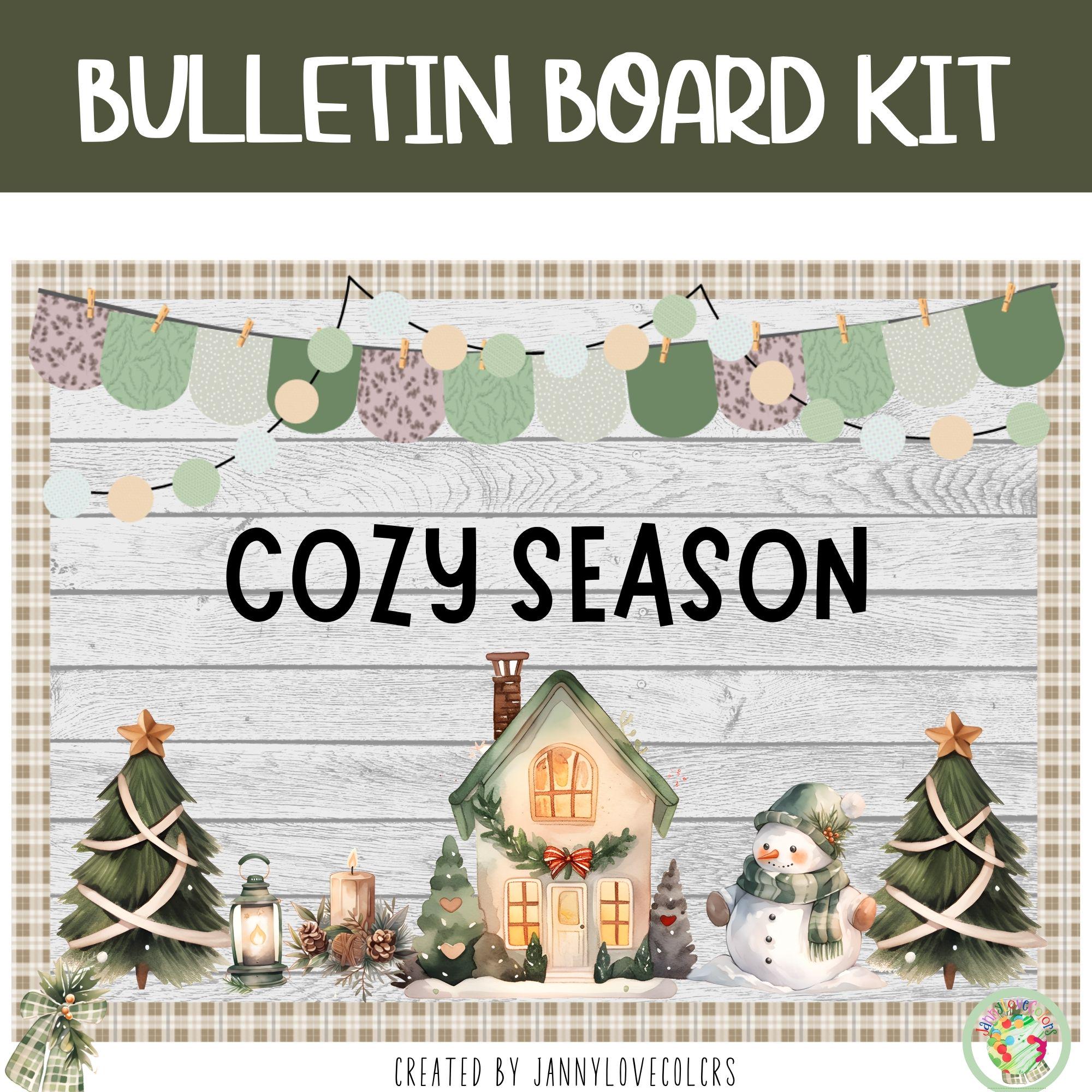 Christmas Bulletin Board Kit, Winter Board Ideas, Classroom Decor - Etsy