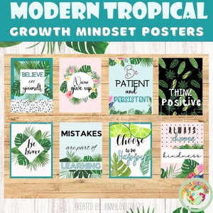 Modern Tropical, Classroom Decor Bundle, Door Decor, Back to School ...