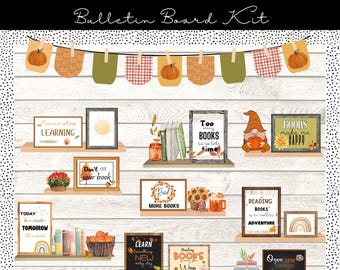 Inspirational Books Quote Bulletin Board Kit: Classroom Door Decor (Digital Download)