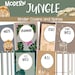 Modern Jungle Classroom Decor Bundle: Editable Safari Theme - Etsy